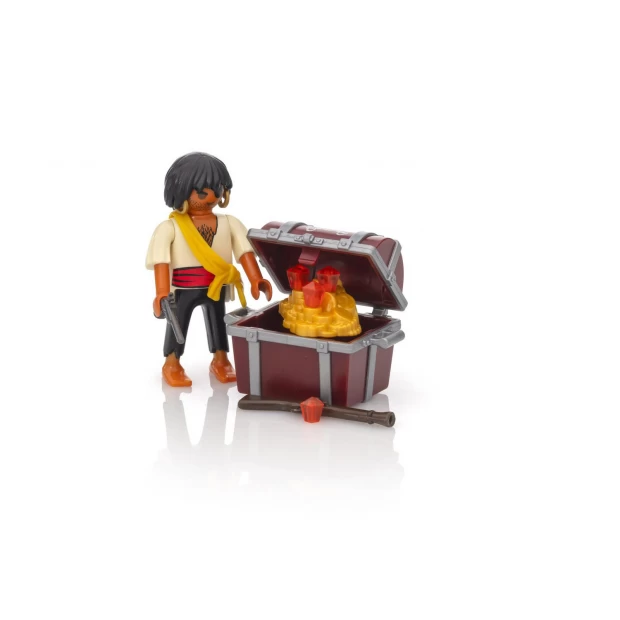 Playmobil Конструктор Пират с сундуком с сокровищами - фото 4