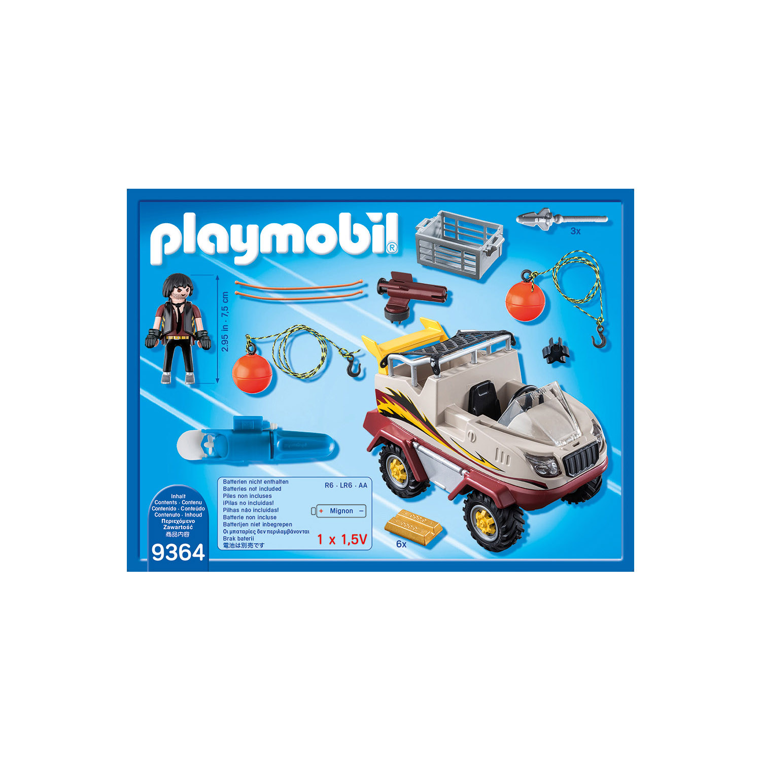 Playmobil Конструктор Грузовик-амфибия 9364pm - фото 2