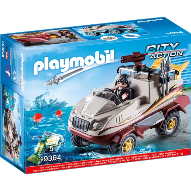 Playmobil Конструктор Грузовик-амфибия - фото 1
