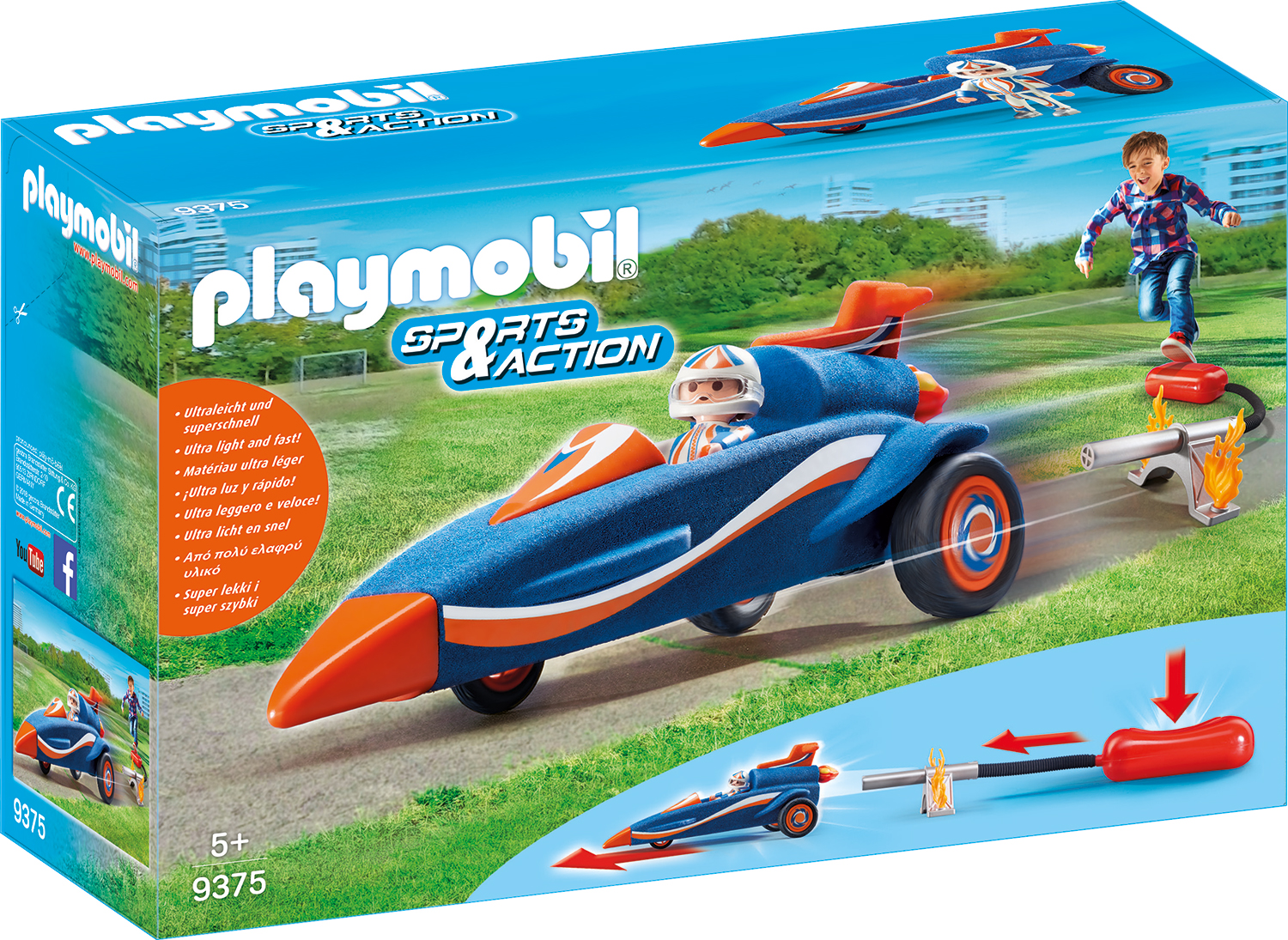 

Playmobil Конструктор Гонщик, 9375PM