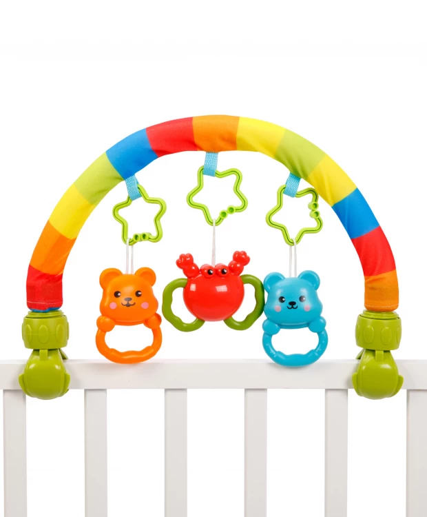 Развивающая игрушка Жирафики Радуга-дуга дуги для колясок и автокресел жирафики развивающая игрушка радуга дуга