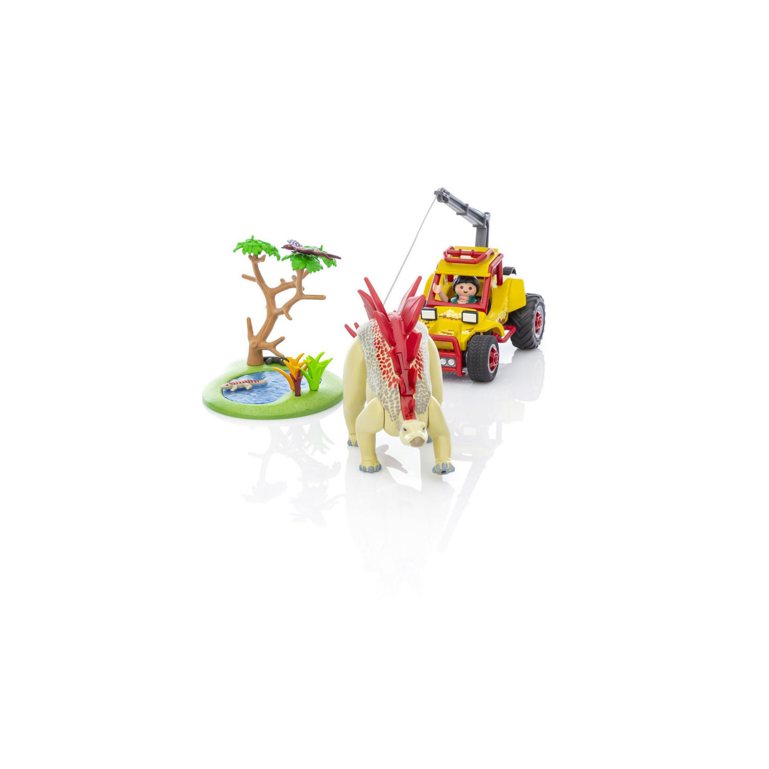 Playmobil Конструктор Исследовательский транспорт со стегозавром 9432pm - фото 5