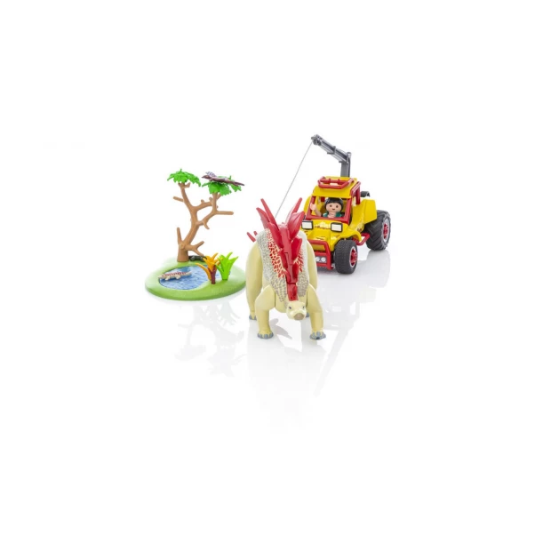 Playmobil Конструктор Исследовательский транспорт со стегозавром - фото 5