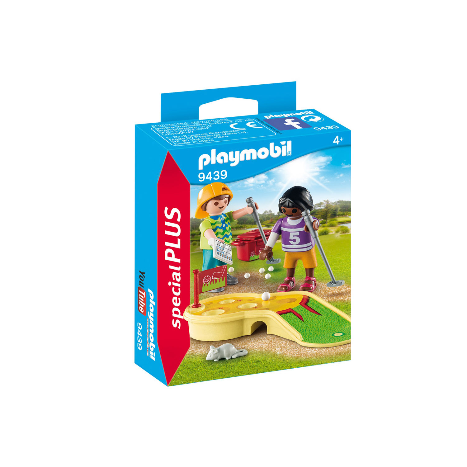 Playmobil Конструктор Играющие дети в минигольф 9439pm - фото 1