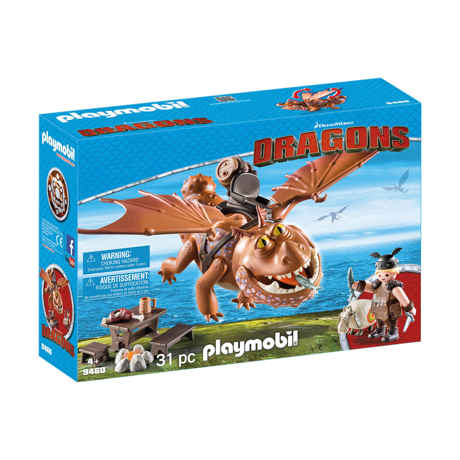 

Конструктор Playmobil Драконы: Рыбьеног и Сарделька, 9460pm