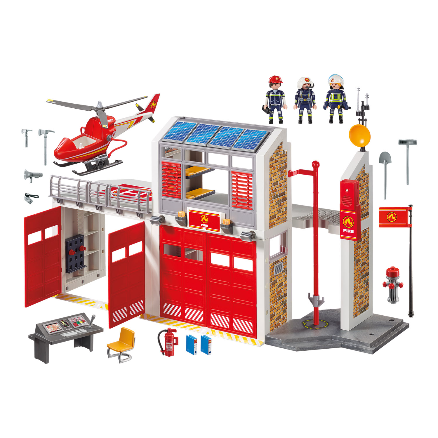 фото Конструктор playmobil пожарная служба: пожарная станция