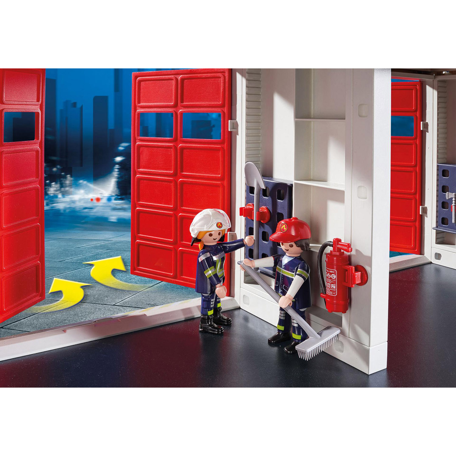 фото Конструктор playmobil пожарная служба: пожарная станция