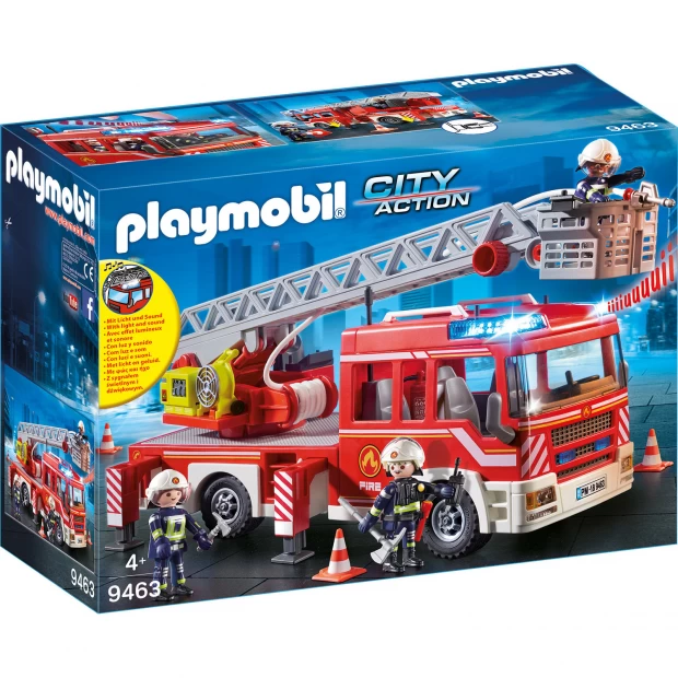 Playmobil Конструктор Пожарная машина с лестницей