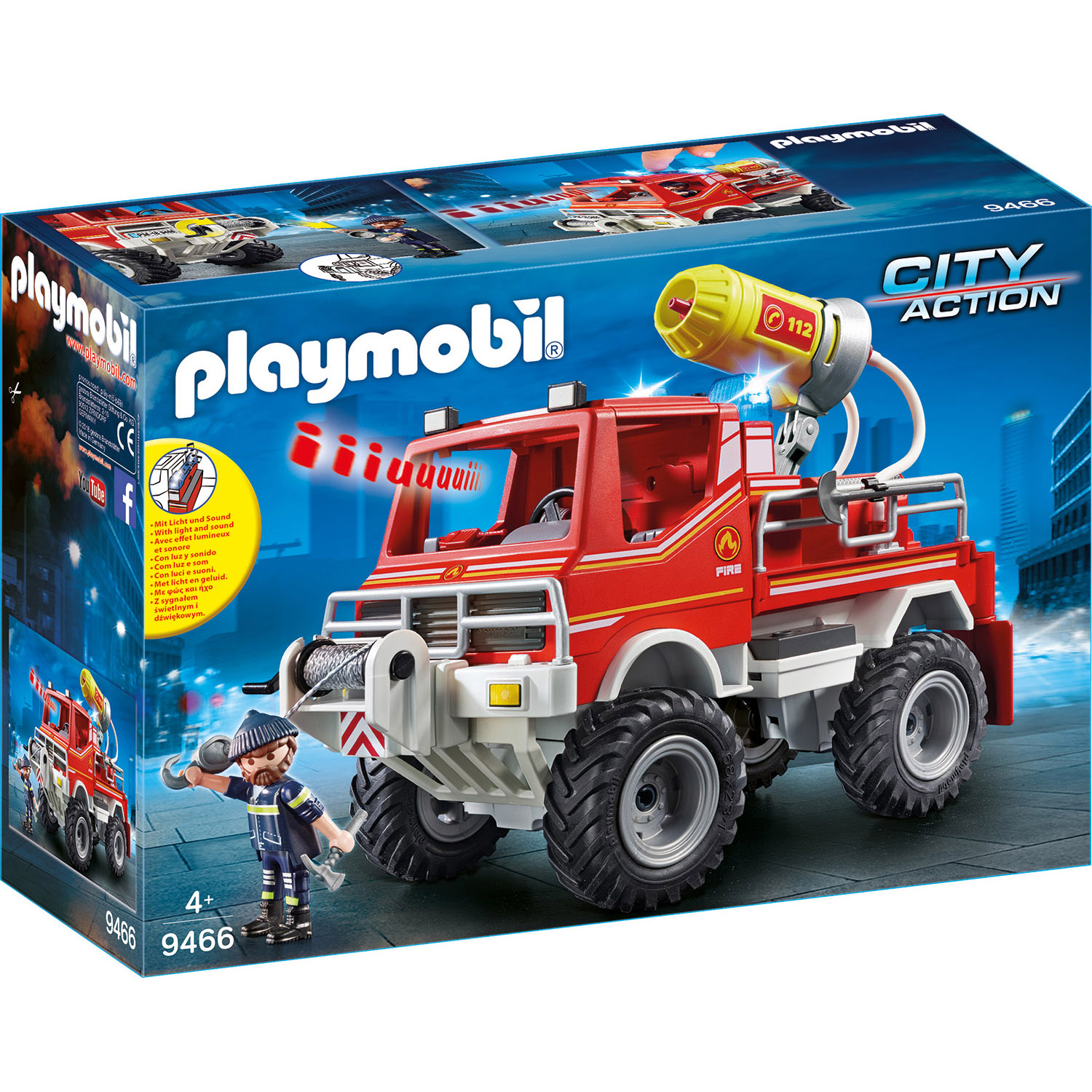 Playmobil Конструктор Пожарная машина 9466pm - фото 1