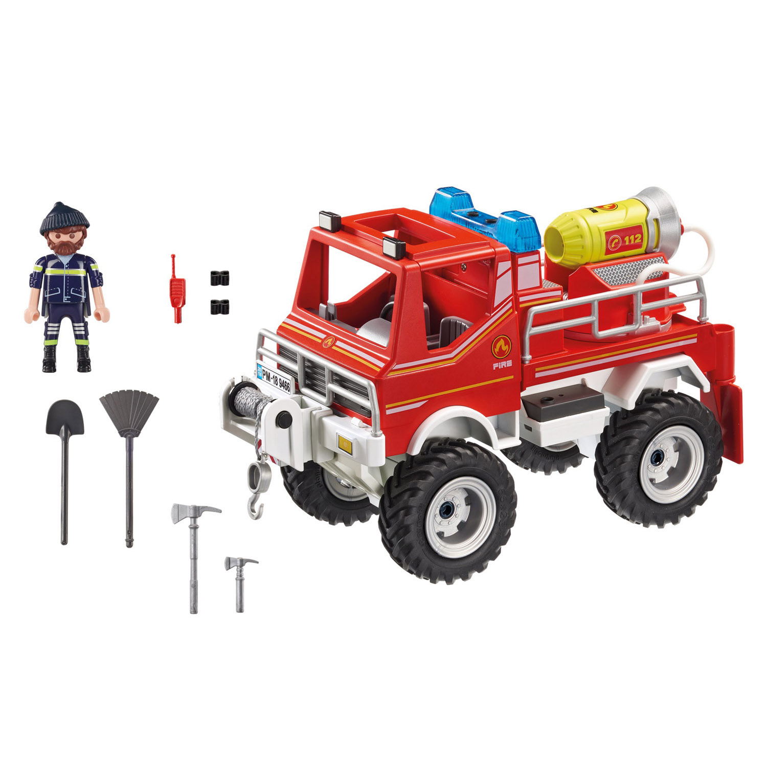 Playmobil Конструктор Пожарная машина 9466pm - фото 2