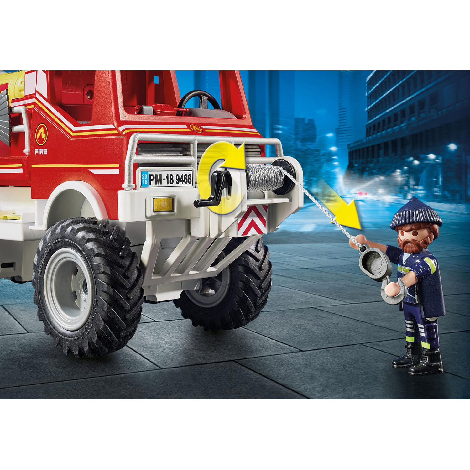 Playmobil Конструктор Пожарная машина 9466pm - фото 3