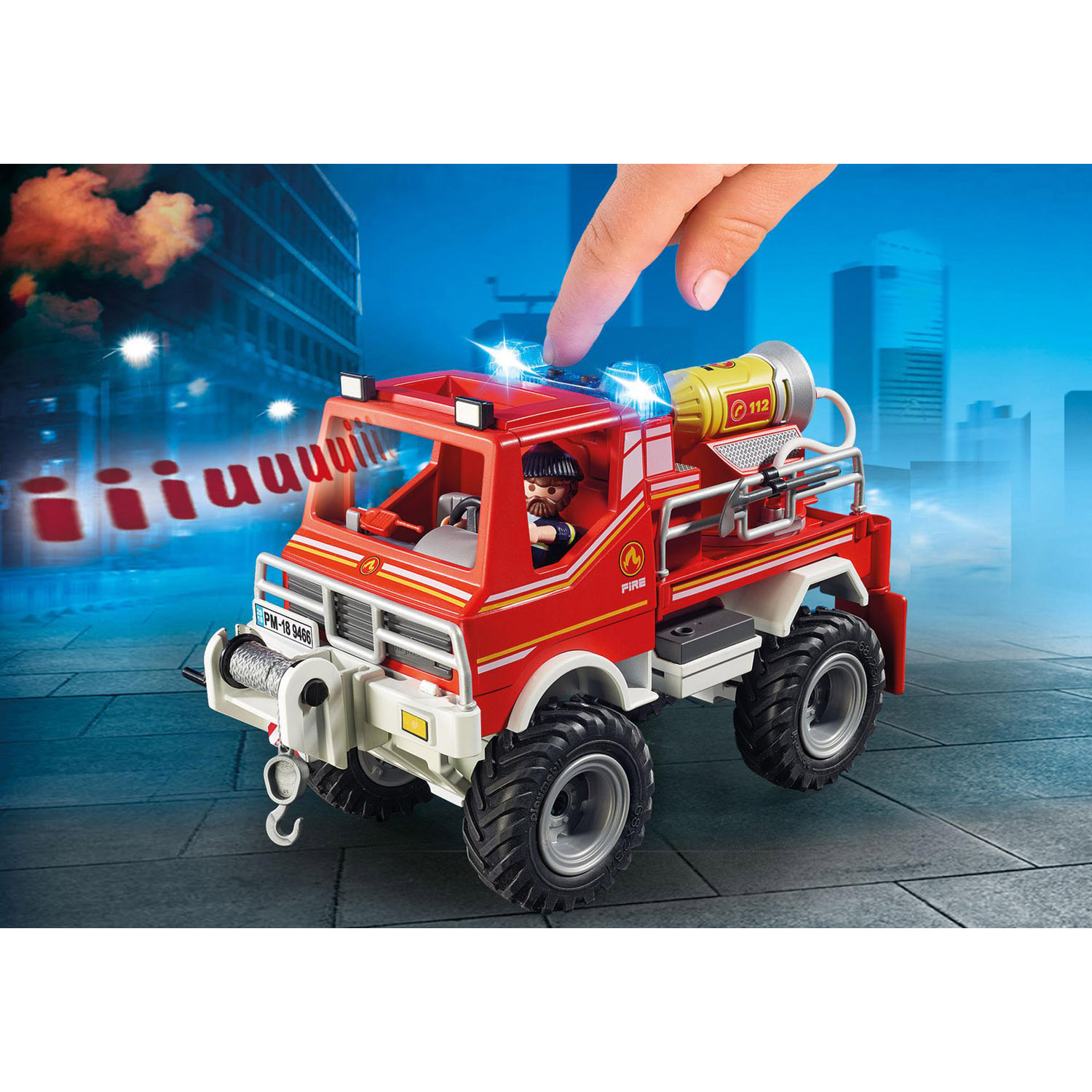 Playmobil Конструктор Пожарная машина 9466pm - фото 4
