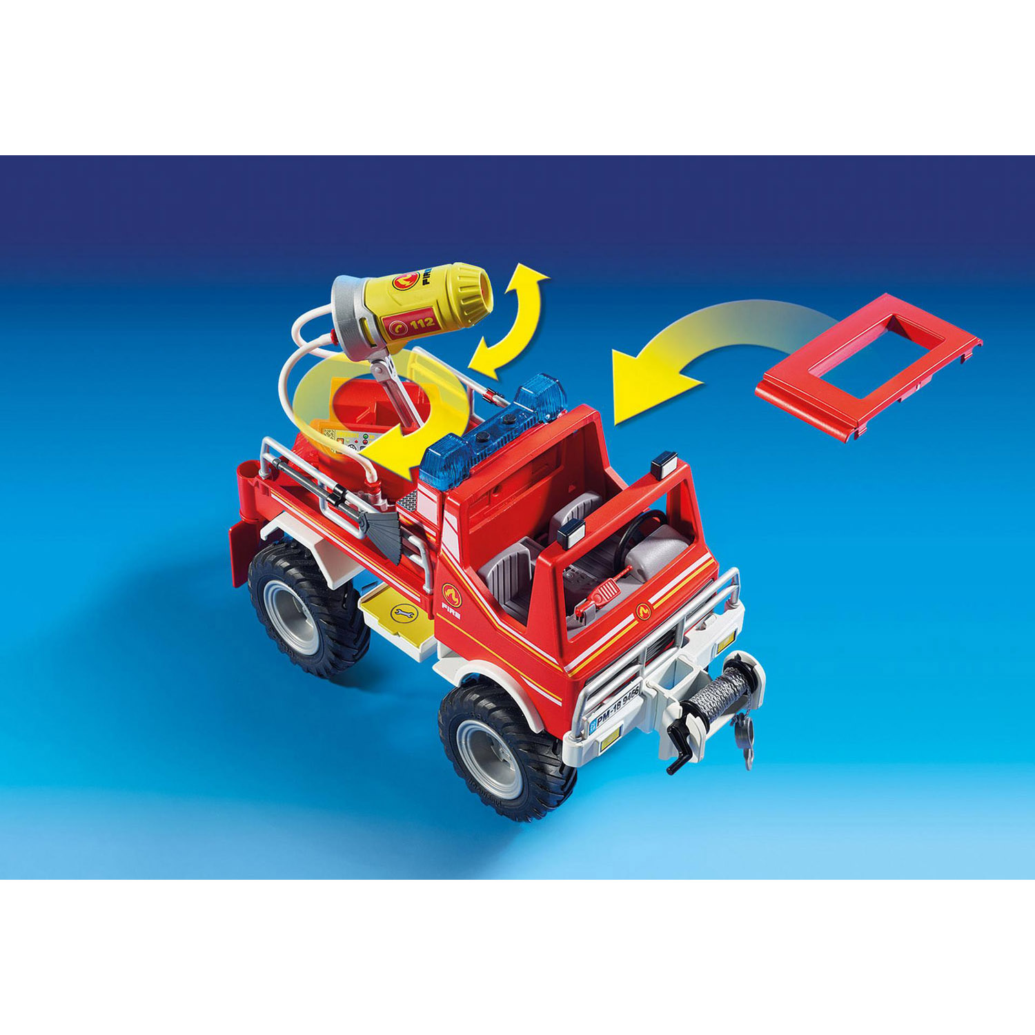 Playmobil Конструктор Пожарная машина 9466pm - фото 5