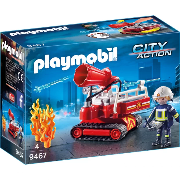 Playmobil Конструктор Огненная Водяная Пушка набор с элементами конструктора playmobil city action 9467 огненная водяная пушка