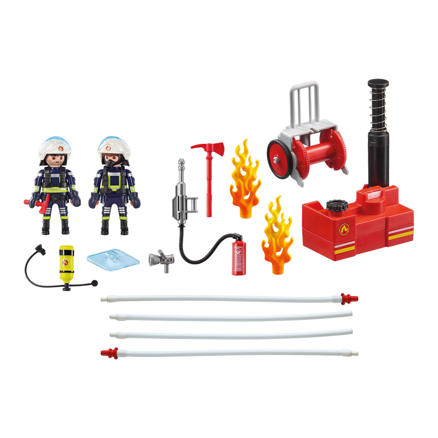 Playmobil Конструктор Пожарные с водяным насосом 9468pm - фото 2