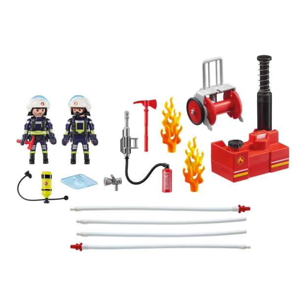 фото Playmobil конструктор пожарные с водяным насосом