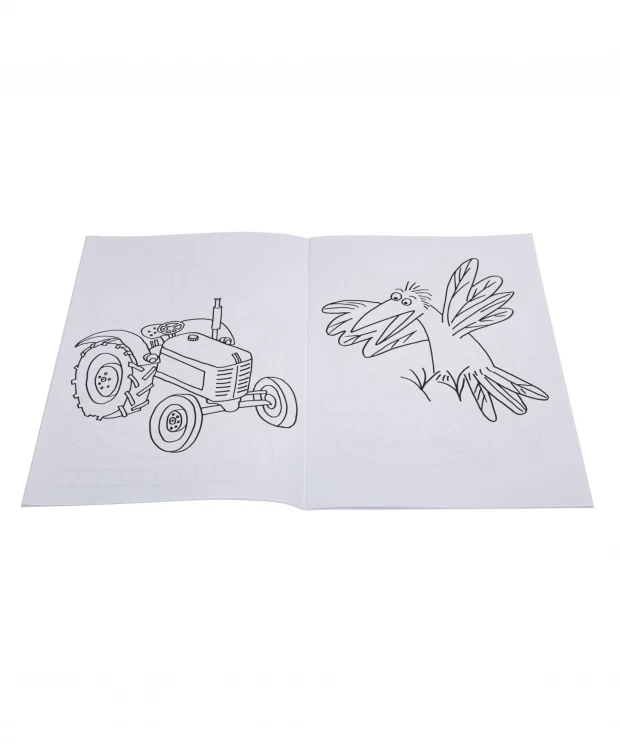 фото Белая ворона книга 'мама му и кракс. первая раскраска' (раскраска)