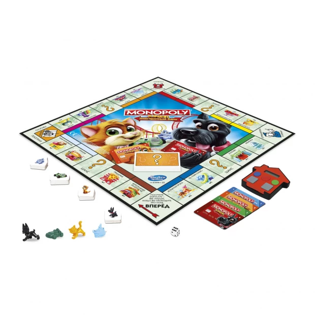 Monopoly Настольная игра монополия Джуниор с картами