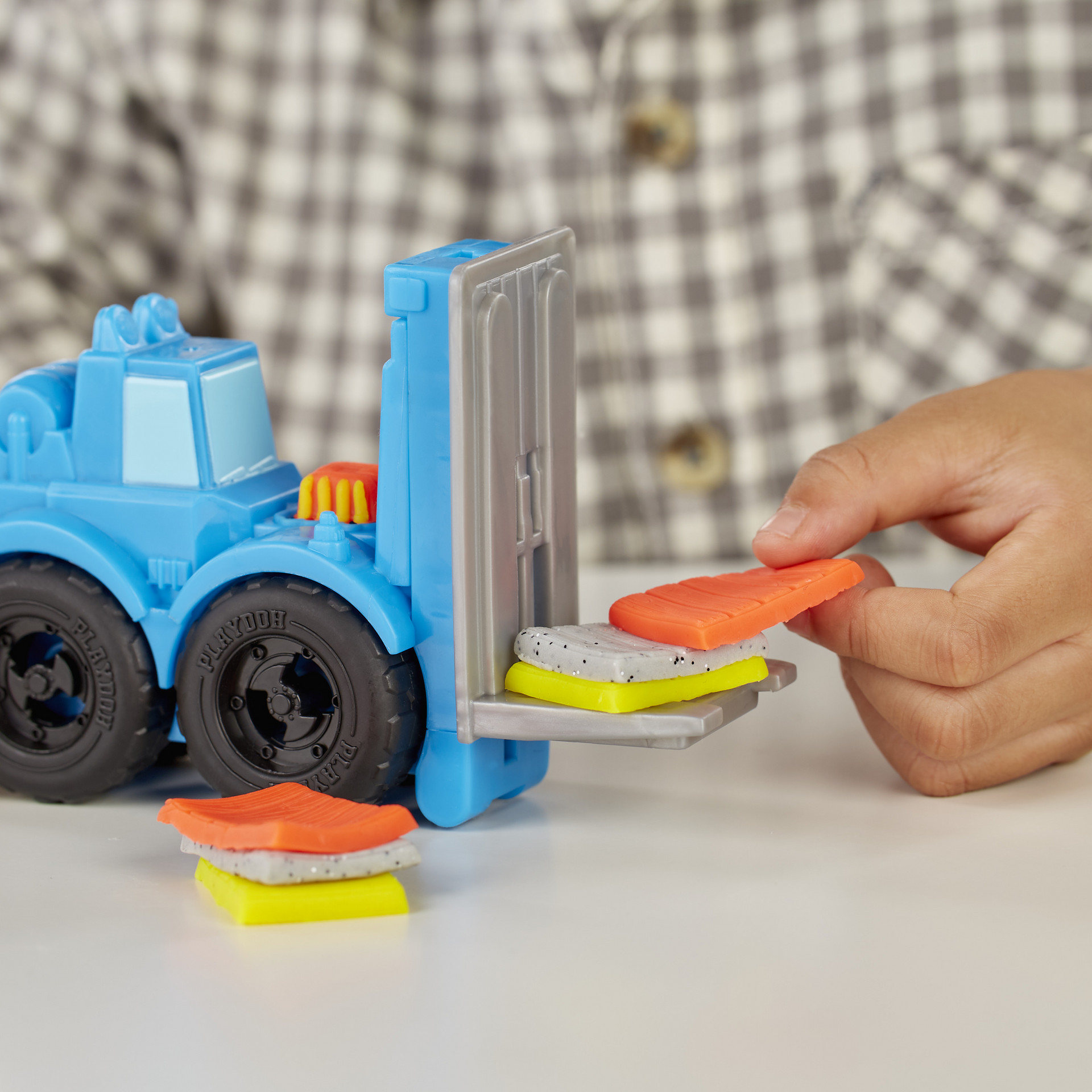 фото Play-doh игровой набор кран-погрузчик