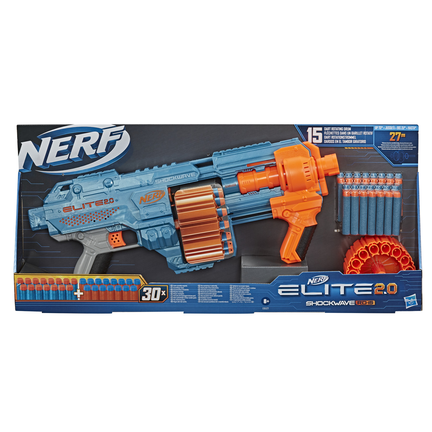 фото Nerf игр.набор бластер e2.0 шоквэйв