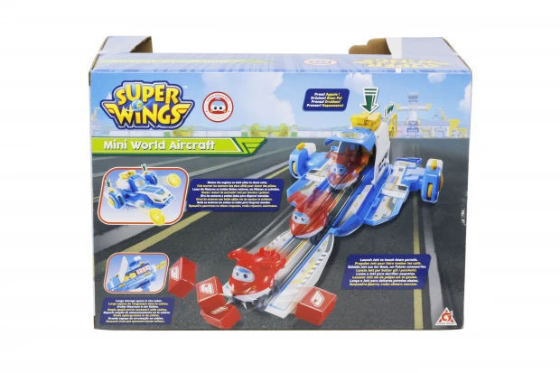 фото Игровой набор мини мировой самолёт трансформер super wings