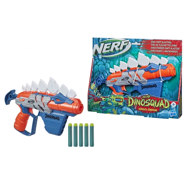 фото Nerf игровой набор бластер дино стегосмэш