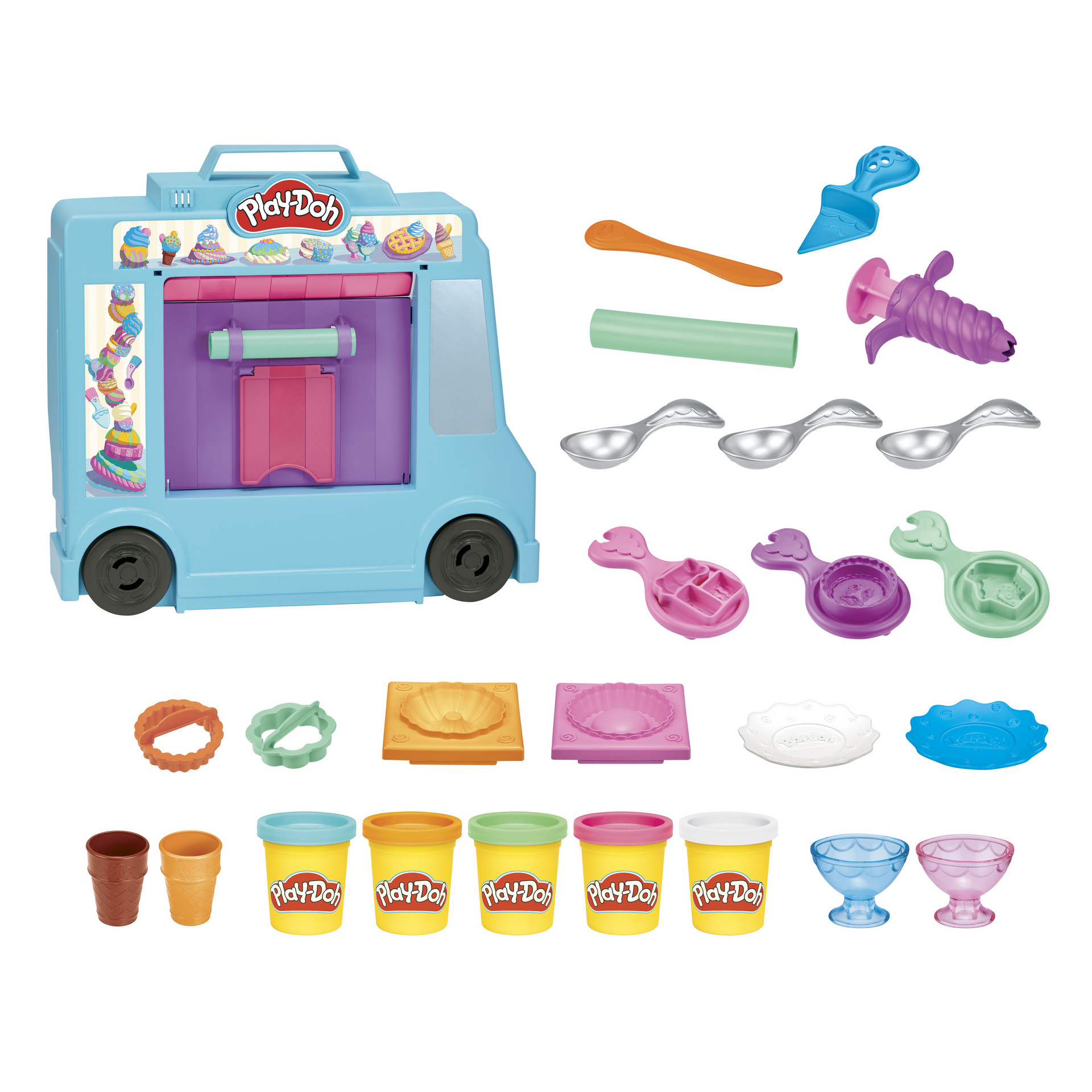 фото Play-doh набор для лепки грузовичок с мороженным
