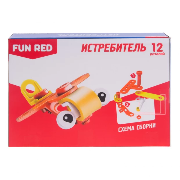 фото Fun red конструктор гибкий истребитель