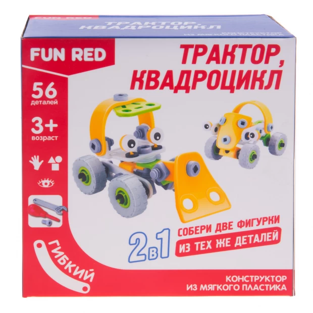Fun Red Конструктор гибкий Транспорт - фото 1