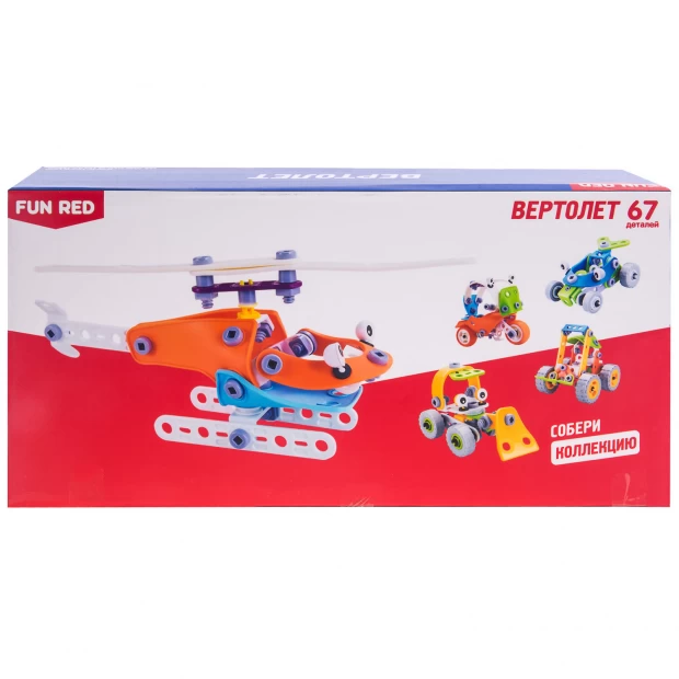 Fun Red Конструктор гибкий Вертолет