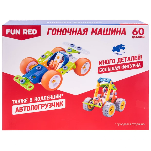 Fun Red Конструктор гибкий Гоночная машина