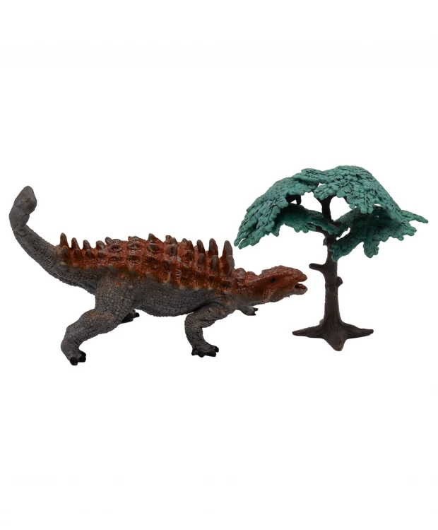 Фигурка Funky Toys Динозавр Анкилозавр оранжевый цена и фото