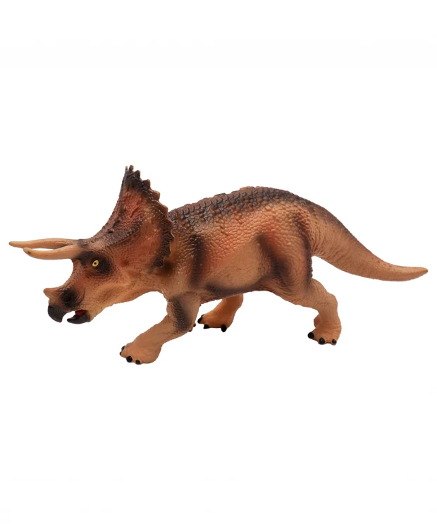 Фигурка Funky Toys Динозавр Трицератопс оранжевый