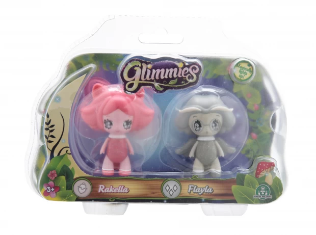 Куклы Glimmies Flayla и Rakella, 6 см