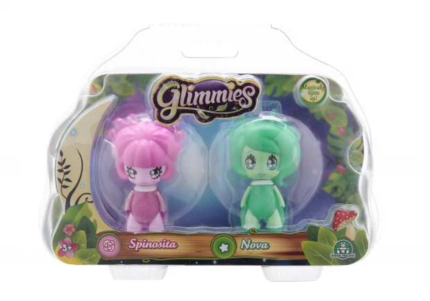 Куклы Glimmies Nova и Spinosita, 6 см