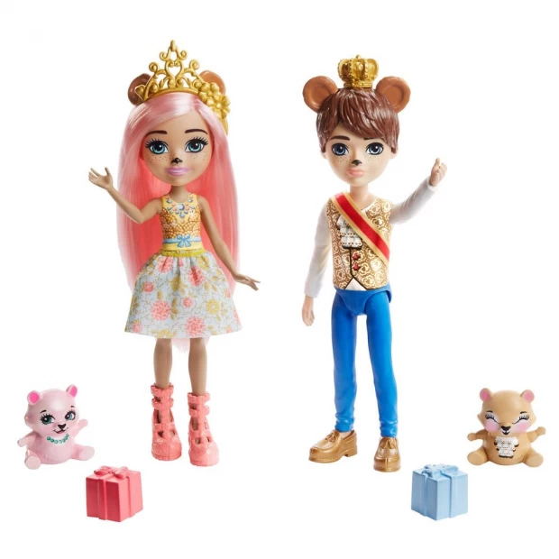 Enchantimals Набор кукол Брейли Миша и Бэннон Миша с питомцами