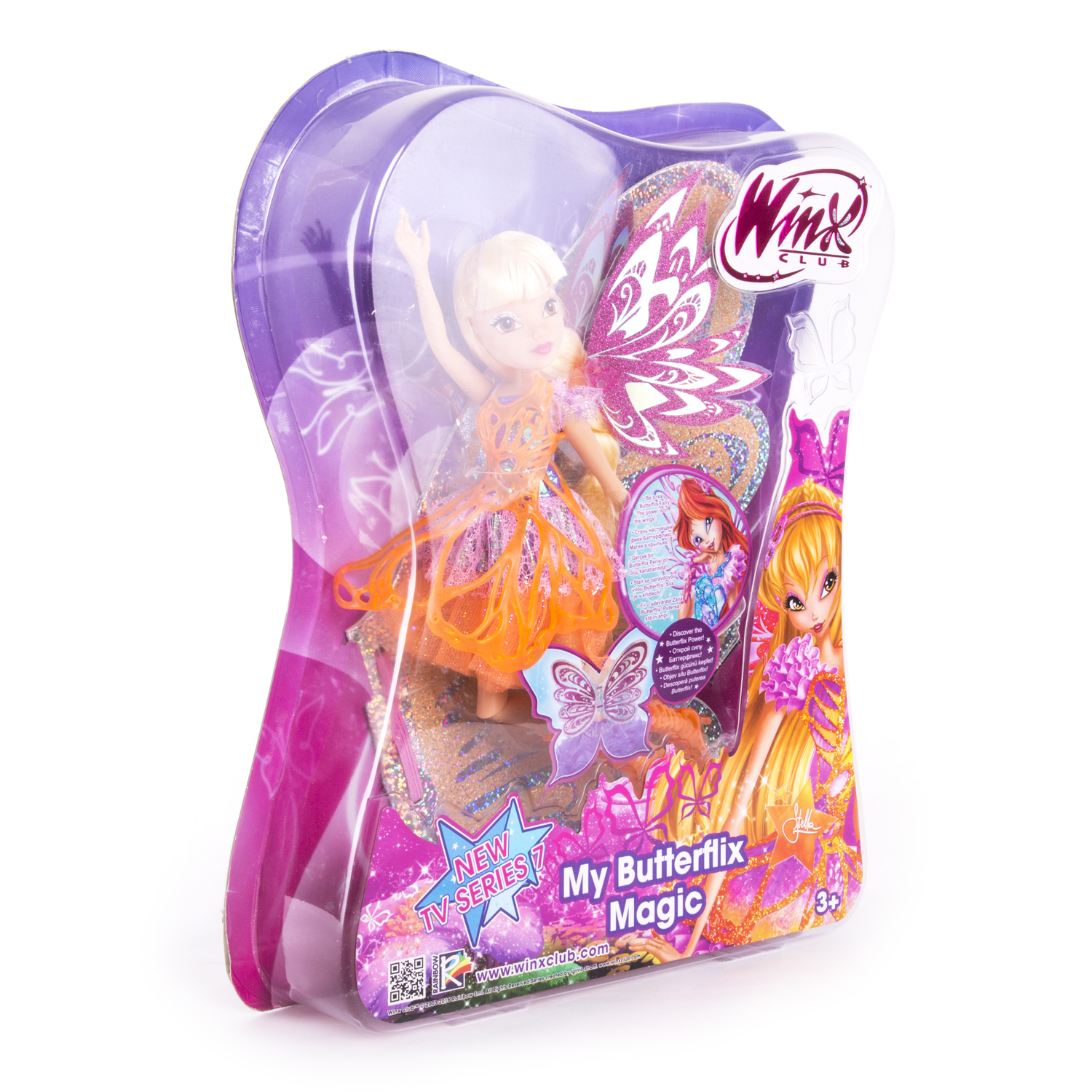 Кукла winx club баттерфликс 2 двойные крылья flora