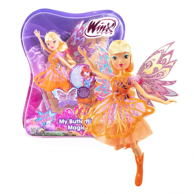 Кукла winx club баттерфликс 2 двойные крылья flora