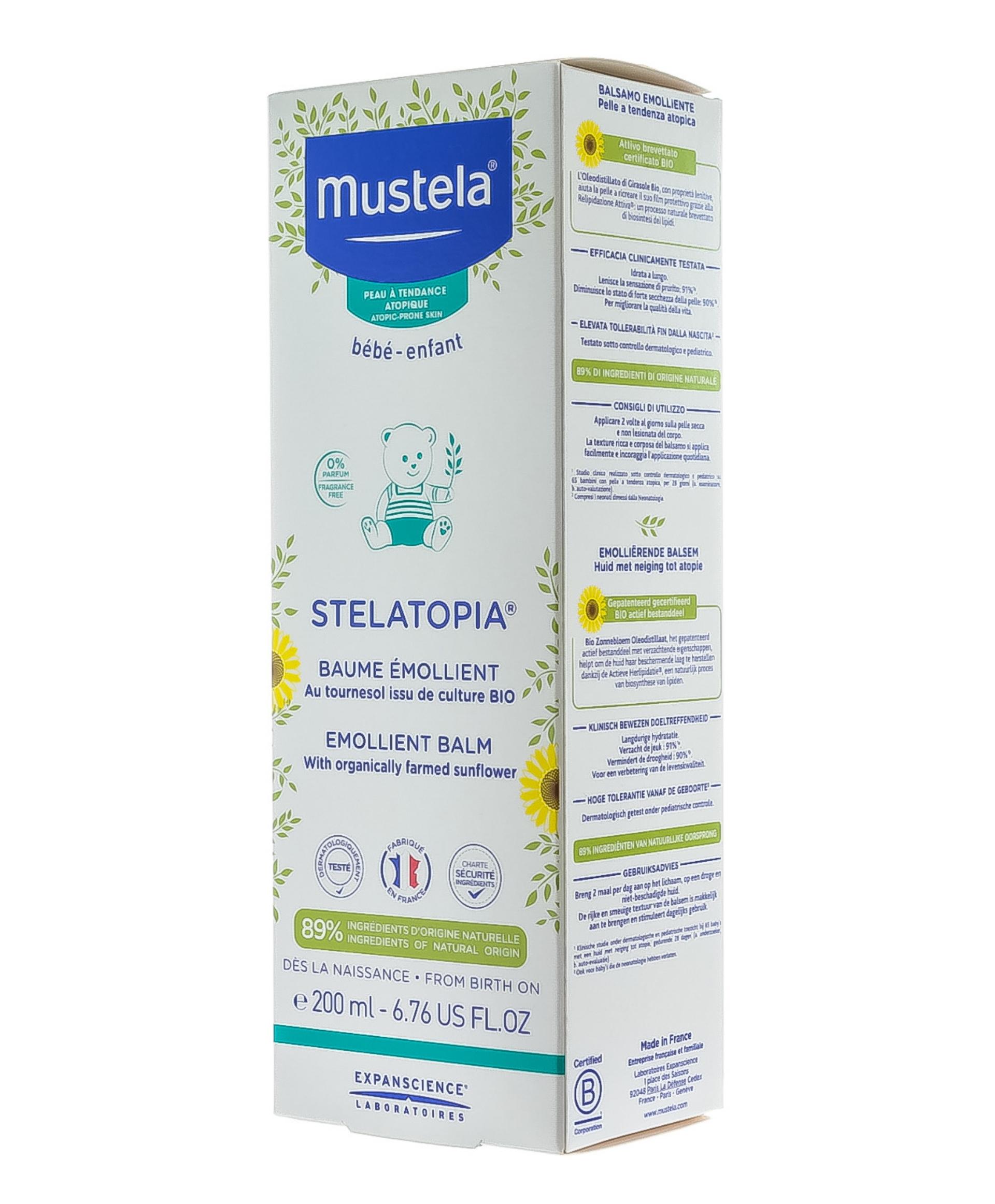 Mustela Стелатопиа Бальзам-эмолент, 200 мл M2206