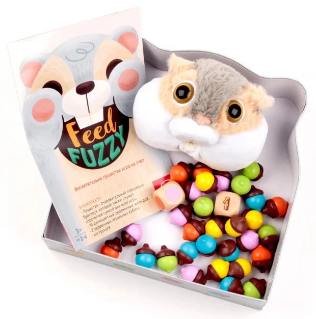 Tree Toys Настольная игра Feed Fuzzy Накорми пушистика