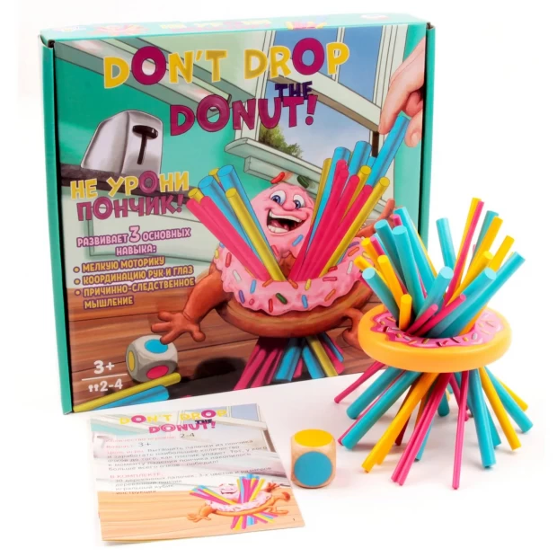 Tree Toys Настольная игра Don't Drop The Donat Не урони пончик