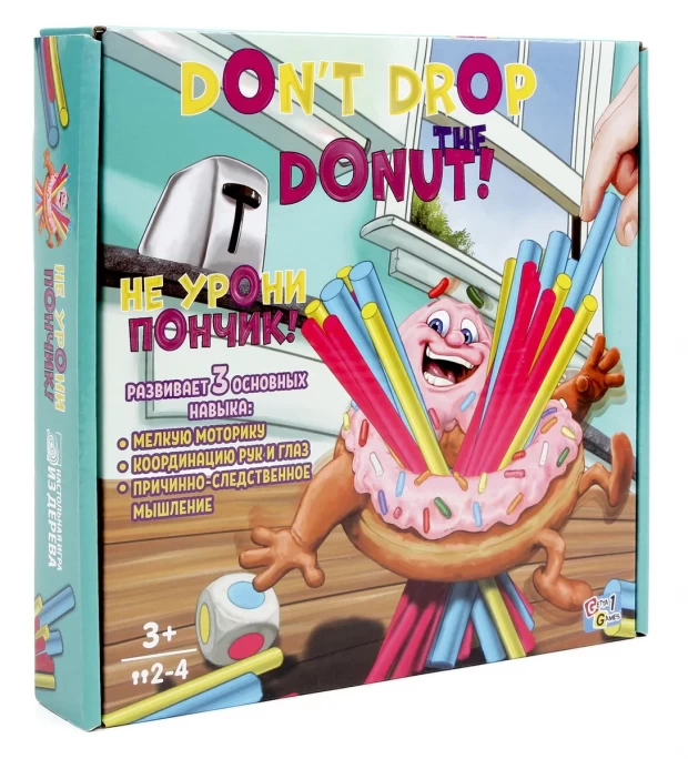 Tree Toys Настольная игра Don't Drop The Donat Не урони пончик