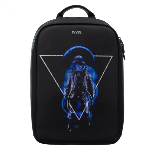 фото Pixel bag рюкзак с led-дисплеем pixel max - black moon (чёрный)