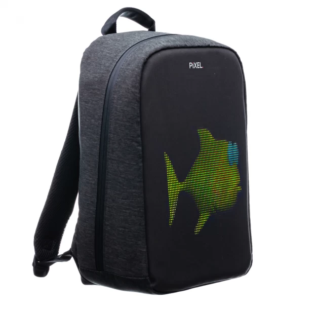 Pixel Bag Рюкзак с LED-дисплеем PIXEL MAX - GRAFIT (серый) pixel bag рюкзак с led дисплеем pixel one orange оранжевый