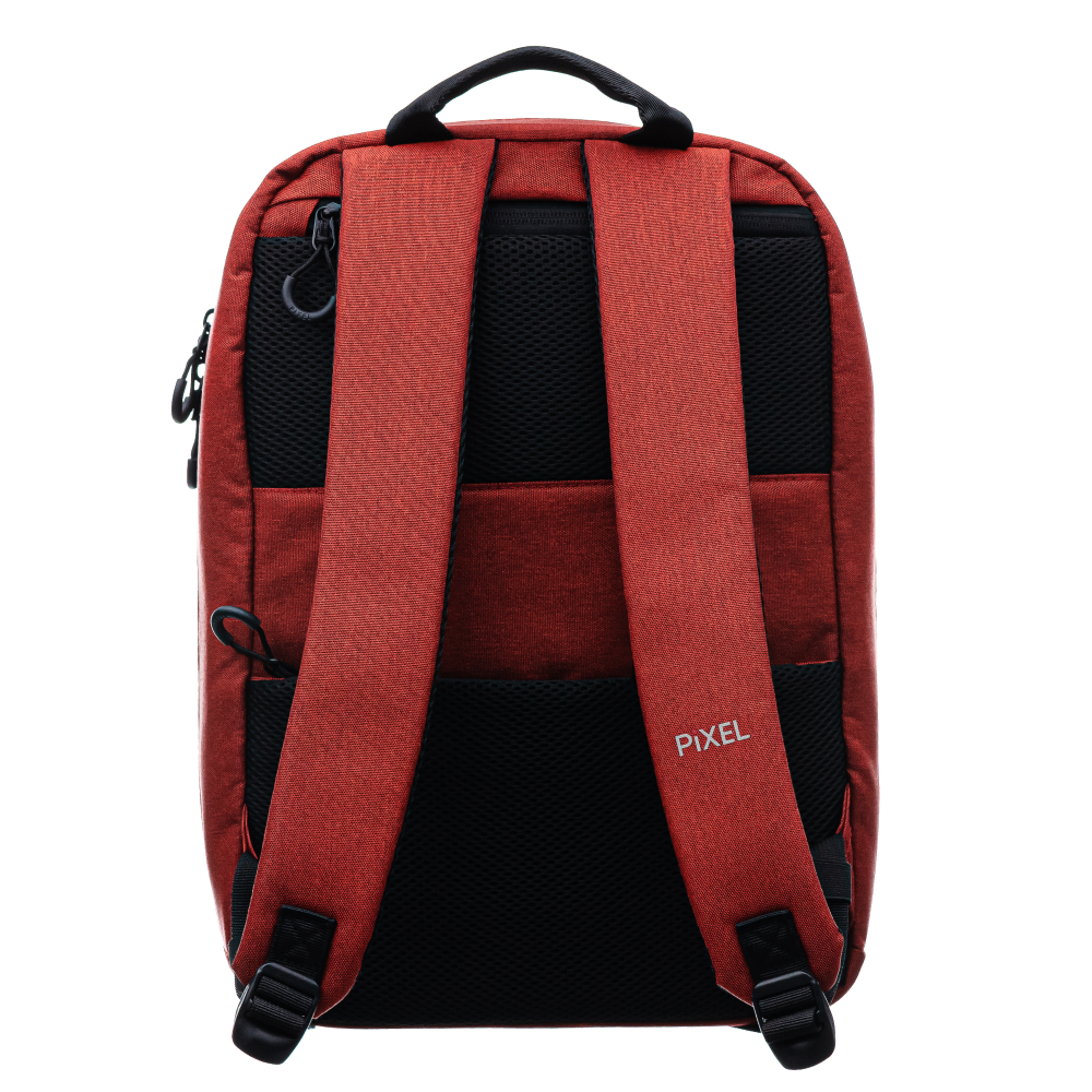 фото Pixel bag рюкзак с led-дисплеем pixel max - red line (бордовый)