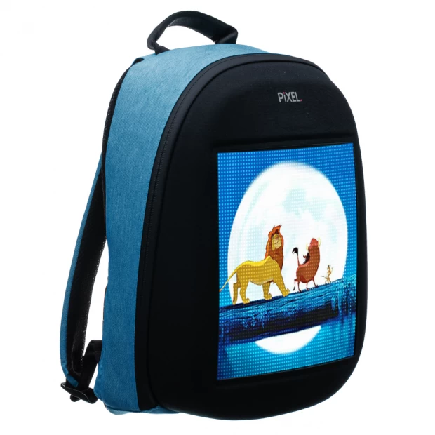 

Pixel Bag Рюкзак с LED-дисплеем PIXEL ONE - BLUE SKY (голубой)