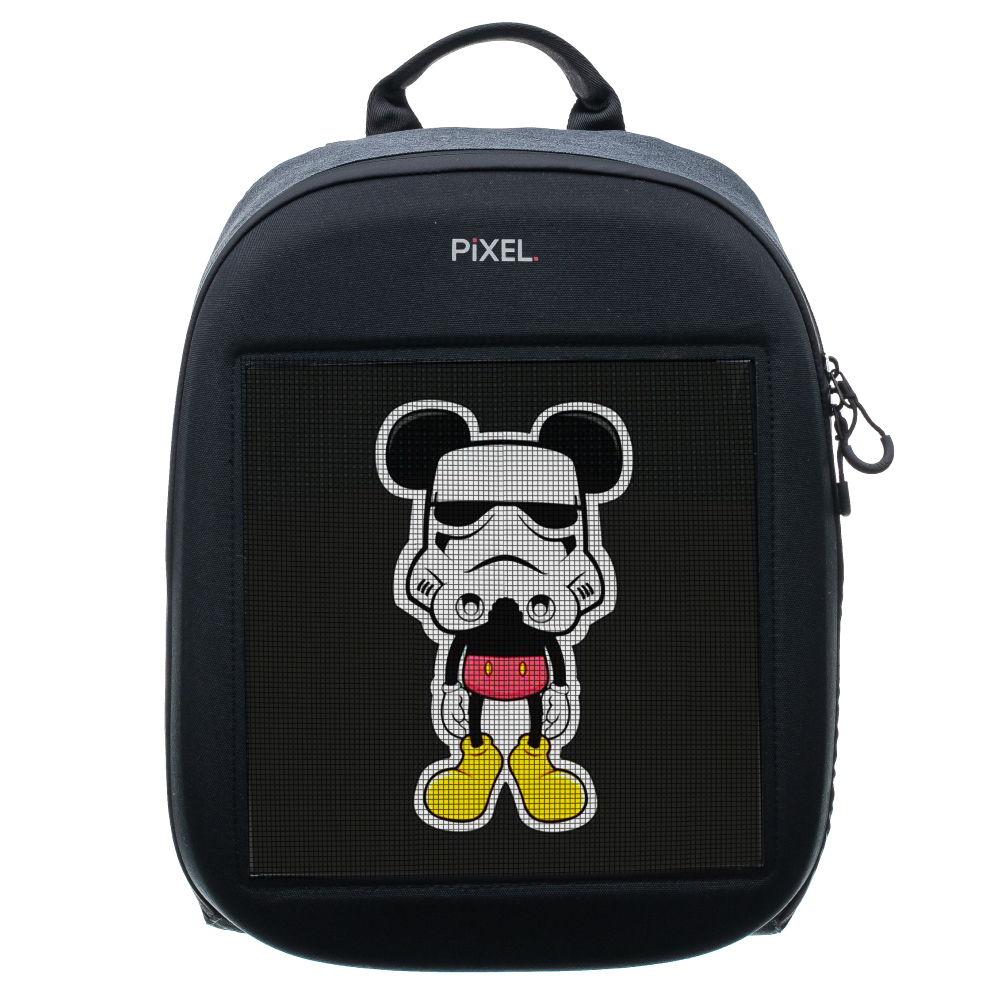 Pixel Bag Рюкзак с LED-дисплеем PIXEL ONE - GRAFIT (серый) PXONEGR02 - фото 2