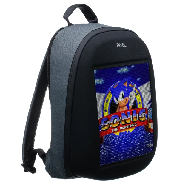 Pixel Bag Рюкзак с LED-дисплеем PIXEL ONE - GRAFIT (серый) рюкзак pixel