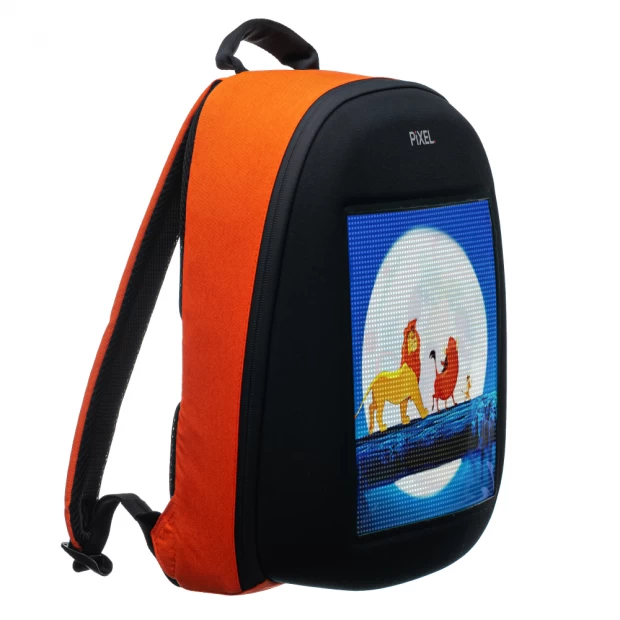 Pixel Bag Рюкзак с LED-дисплеем PIXEL ONE - ORANGE (оранжевый) рюкзак pixel