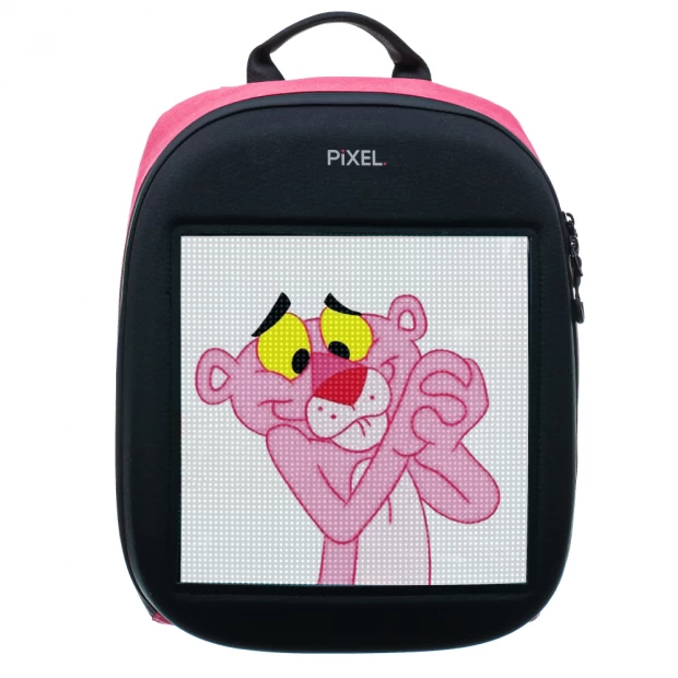 фото Pixel bag рюкзак с led-дисплеем pixel one - pinkman (розовый)